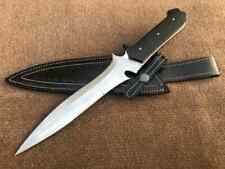 Custom Handmade Carbon Steel Jack Krauser Hunting Bowie Gut Hook Survival Knife