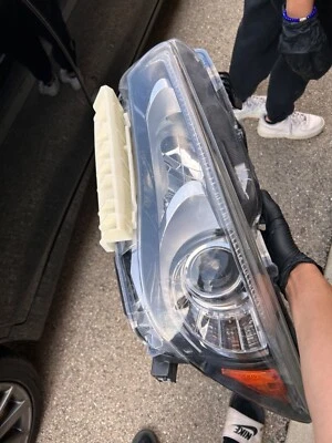 For 14-17 Infiniti Q50 [Model w/o AFS] Projector Headlight LED DRL LH+RH - Image 1 of 4