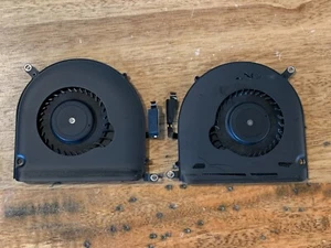 Original CPU Cooling Fans For Macbook Pro Retina 15" A1398 Late 2012 Early 2013 - Picture 1 of 2