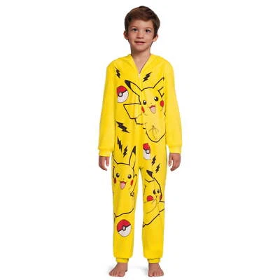 Traje Unión Pokemon Pikachu Niños, Talla 10/12 Color Amarillo Foto 1 de 4