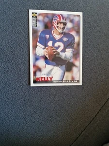 CARD UD FOOTBALL NFL Jim Kelly QB Buffalo Bills 1995 Mint - Imagen 1 de 2