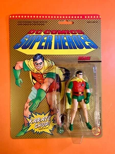 1989 ROBIN - DC Comics Super Heroes - New Mint On EXC Card - Toy Biz - Bild 1 von 11