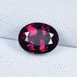 GRANATO RODOLITE NATURALE ROSA VIOLA BRILLANTE TOP 2,95 ct - pietra preziosa ovale!! - Foto 1 di 3