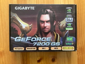 Gigabyte GV-NX72G128D PCI-E video card. GeForce 7200 GS VGA and DVi 128 MB - Picture 1 of 2