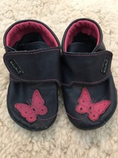 Baby Paws Baby Girls Leather Shoes Size 4 (12-15months)