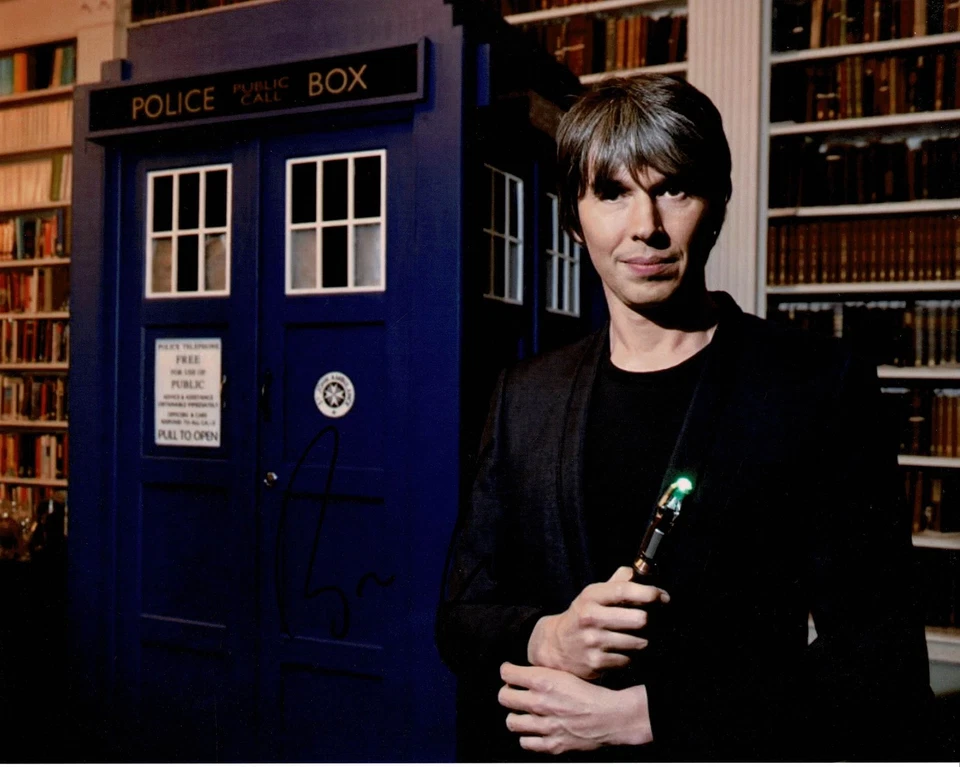 Professor Brian Cox Signed 10x8 Photo with Dr Who Taris from BBC TV Show  + COA - Image 1 of 1