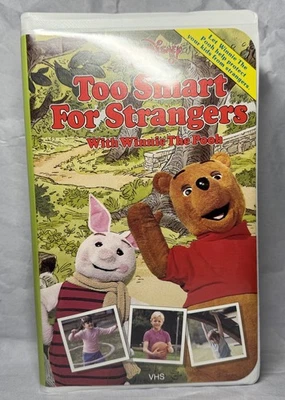 Too Smart For Strangers With Winnie The Pooh VHS Walt Disney - OOP - Tested - Image 1 of 4