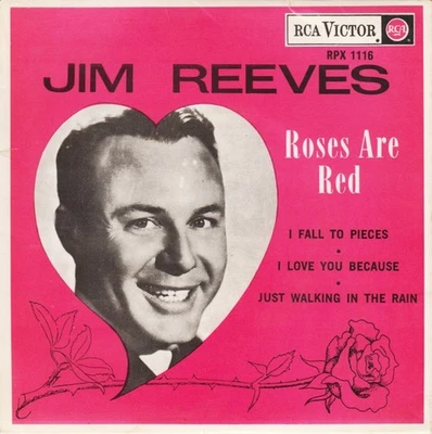 Jim Reeves - Roses Are Red (7", EP) (Very Good Plus (VG+)) - 3771195042 - Image 1 of 4