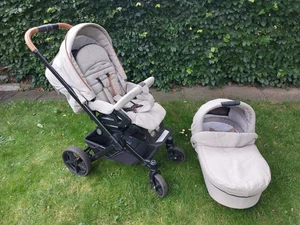 Kinderwagen Hartan YES, sand / beige, *guter Zustand*, Babywanne + Sportaufsatz - Bild 1 von 11
