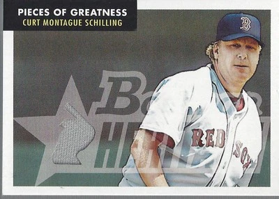 2007 Bowman Heritage Pieces of Greatness #CS Curt Schilling Jersey BB - Image 1 of 2