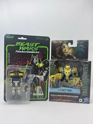 Figuras de acción Transformers Beast Wars Super 7 Shadow Panther y Hasboro Cheetor Foto 1 de 4