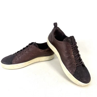 Zapato Tenis Mujer Ecco Vino Fig Púrpura Brillante Talla 9 40 Cuero Diseño Danés Foto 1 de 4