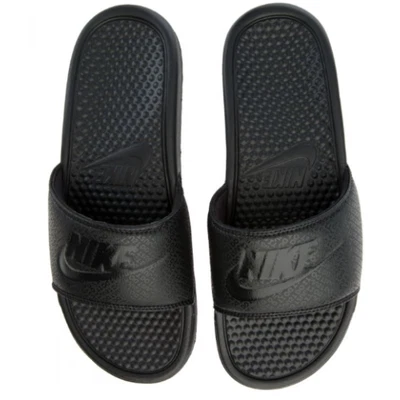 Nuevas sandalias Nike Benassi JDI para hombre 343880-001 negras talla 14 Foto 1 de 4