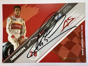 Adrian Sutil signiert Formel 1 Karte Unterschrift Signatur Autogramm Signed F1 - Picture 1 of 2