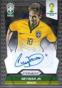 2014 Panini Prizm World Cup Neymar Jr. Brazil Rookie Signed Auto Card #S-NE - Bild 1 von 11