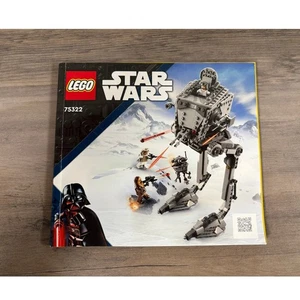 LEGO Star Wars Hoth AT-ST 75322 Manual de instrucciones Libro SOLO - Imagen 1 de 1