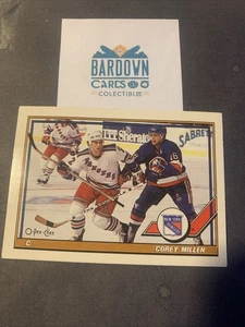1991-92 O-PEE-CHEE COREY MILLEN #461 - Picture 1 of 2
