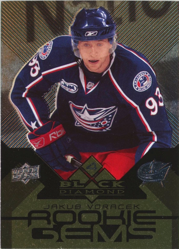 2008-09 Upper Deck Black Diamond Rookie Gems Gold Jakub Voracek #09/10 - Image 1 of 1