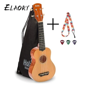 21 Maple Walnut Soprano Ukulele w/ Bag – Beginner to Pro Acoustic - Picture 1 of 8
