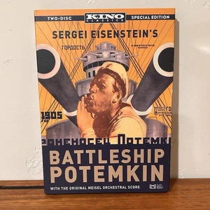 BATTLESHIP POTEMKIN 1925 Eisenstein Russian Silent 2-Disc DVD Slipbox AS NEW - Bild 1 von 5