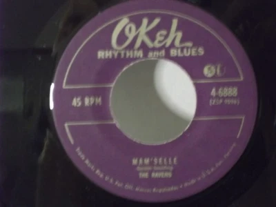 The Ravens,Okeh 6888,"Mam'selle"US,7" 45,1952 classic R&B single,Mint- - Image 1 of 2