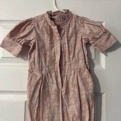 Mono Ecuestre Floral Janie and Jack Rosa Talla 6 Nuevo Con Etiquetas Foto 1 de 3