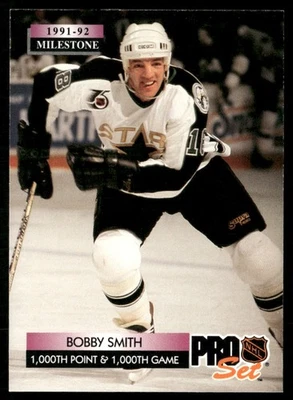 1992-93 PRO SET BOBBY SMITH MINNESOTA NORTH STARS #81 - Image 1 of 2