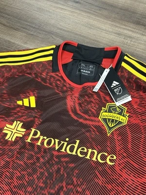 NWT Adidas MLS Seattle Sounders "Bruce Lee" FC Away Jersey Mens Size 2XL - Image 1 of 4