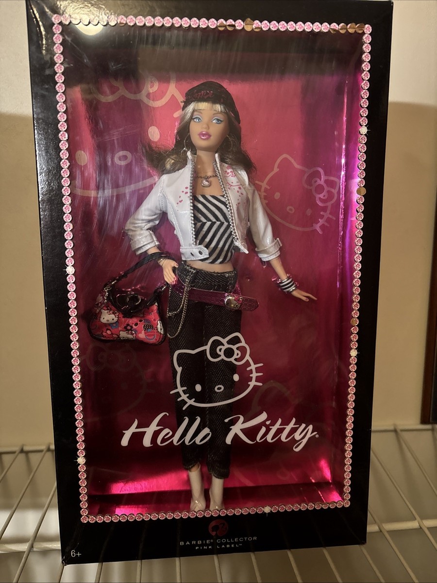 バービー人形 hellokitty Amazon.com: Barbie Hello Kitty Collector Doll, M9958 : Toys