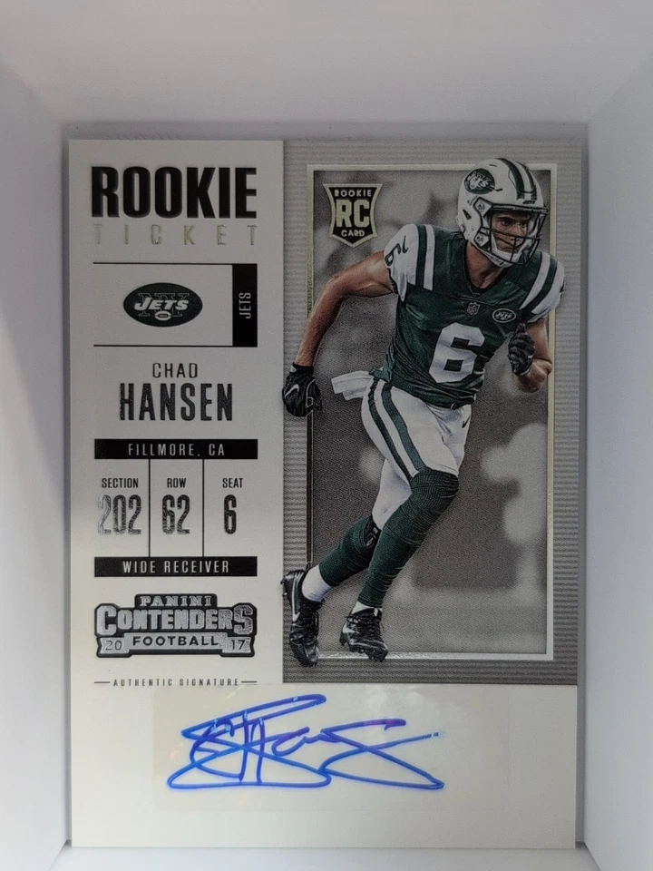 2017 Panini Contenders Rookie Ticket Chad Hansen #152 Auto - Image 1 of 1