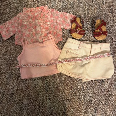 Lote de ropa para muñeca American Girl, traje de verano Nicki traje de coco cachorro más  Foto 1 de 4