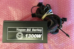 Tagan TG1300-BZ 1300W Computer Power Supply PSU With Semi Modular + Cables - Afbeelding 1 van 8
