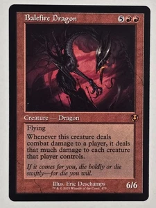 Balefire Dragon (telaio retrò) Innistrad rimasterizzato regolare quasi nuovo MTG spedizione VELOCE - Foto 1 di 10