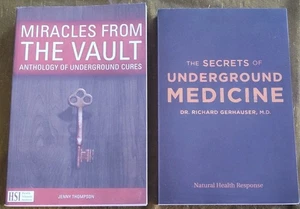 LOT OF 2 The Secrets Of Underground Medicine  + Miracles from The Vault Thompson - Imagen 1 de 5