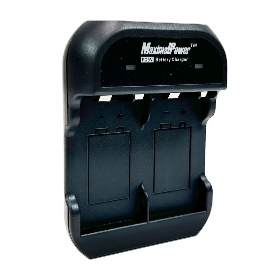 MaximalPower 9-Volt Dual Battery Charger for 9V Li-ion Batteries - Image 1 of 4