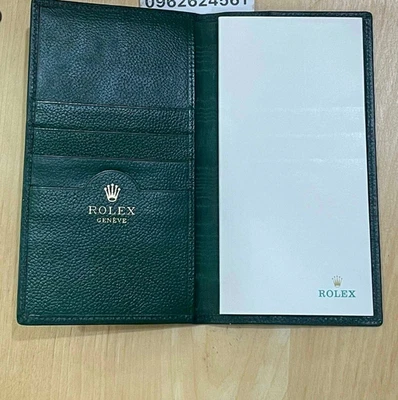 Authentic Vintage Rolex Daytona Check Notebook Note WALLET Card Holder 70.06.55 - Image 1 of 4