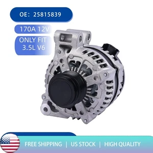 Alternator 170A 12V For Chevrolet Traverse 2007-2017 GMC Acadia 3.6L 104210-6160 - Picture 1 of 7