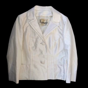 Hemco Custom Tailors Hong Kong Vintage 1960’s Raw Silk Jacket Quiet Luxury - Picture 1 of 8