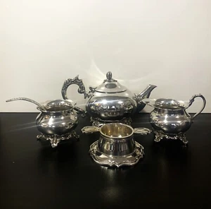 Silver Plated Tea and Coffee Serving Set,Aarti EPSN  England - 1950-1975 - Picture 1 of 8