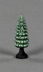 Tischdekoration Ringelbaum mit Stamm grün 16x40x16mm NEU Holzbaum Weihnachten - Picture 1 of 1