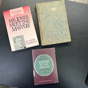 3 Books |Prayers Peter Marshall, 1954 | Jones Meet Master, 1988 | Keepers , 1963 - Imagen 1 de 11