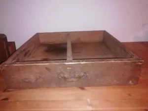 alte große Schublade aus Kleiderschrank / Einschub Lade Kasten Holzfach - Bild 1 von 6