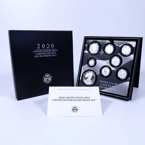 2020 S U.S Mint Limited Edition Silver 8 Coin Proof Set SKU:CPC2754 Cover