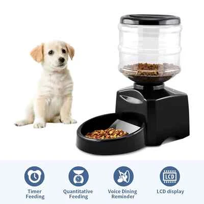 Automatischer Futterautomat Futterspender App Hund Katze Haustier Timer | 5.5L - Bild 1 von 4