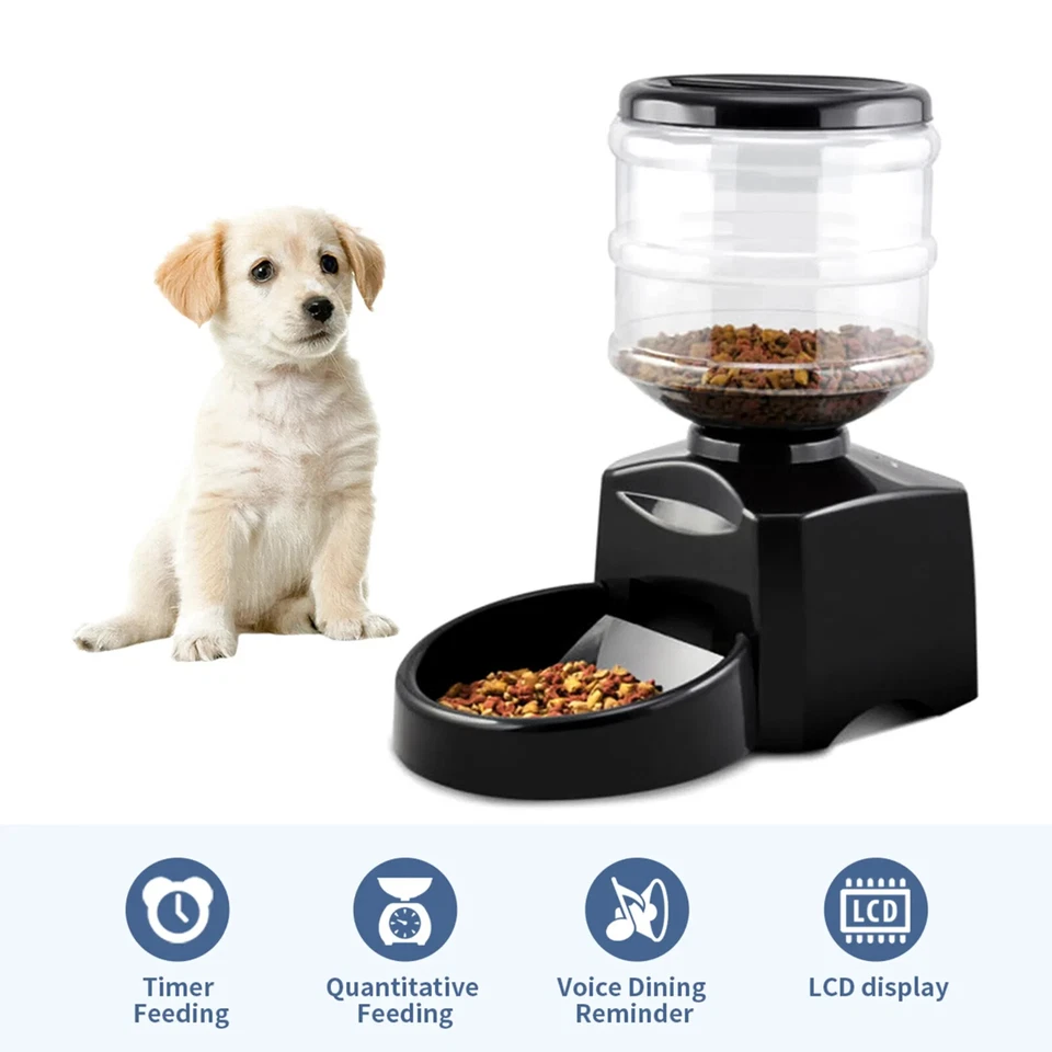 Automatischer Futterautomat Futterspender App Hund Katze Haustier Timer | 5.5L - Bild 1 von 4