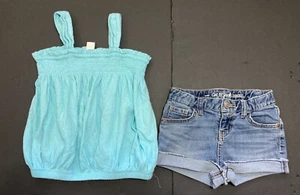 Girl's Athleta Bluish Purple Athletic Leggings Size 8-10 EUC - Picture 1 of 3