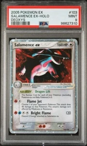 PSA 9 Salamence EX - 103/107 EX Deoxys Holo Englisch Pokémon Karte - 2005 - Bild 1 von 3
