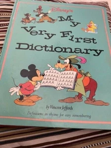 Disney's My Allery First Dictionary von Vincent Jefferds (1989, Hardcover) - Bild 1 von 1