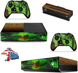 BROWN PIXELS XBOX ONE PROTECTIVE SKIN DECAL VINYL STICKER WRAP - Picture 1 of 8