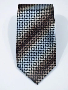 NWOT ALEXANDER JULIAN COLOURS MICRO GRID SOFT SILK TIE L 62.5" X W 3.35" - Picture 1 of 1